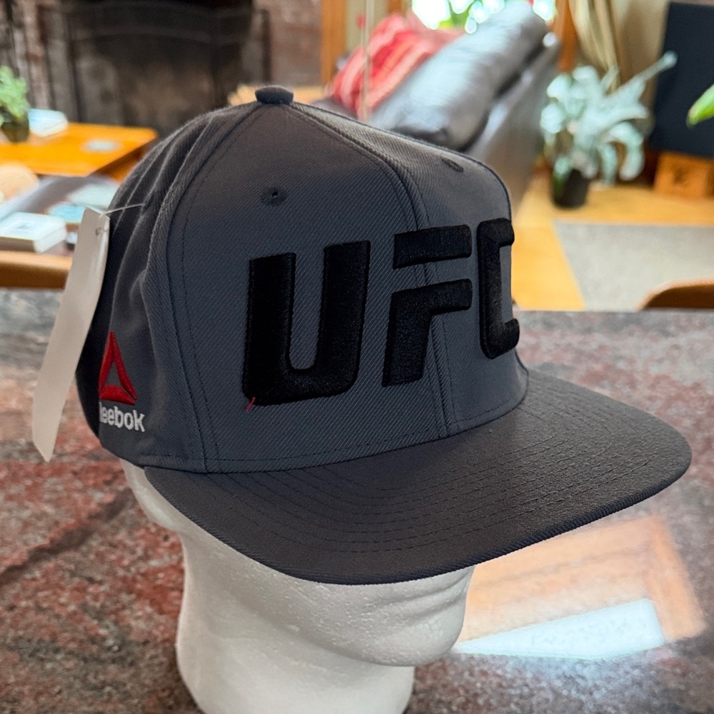 UFC Dark Gray flatbrim Snapback Hat